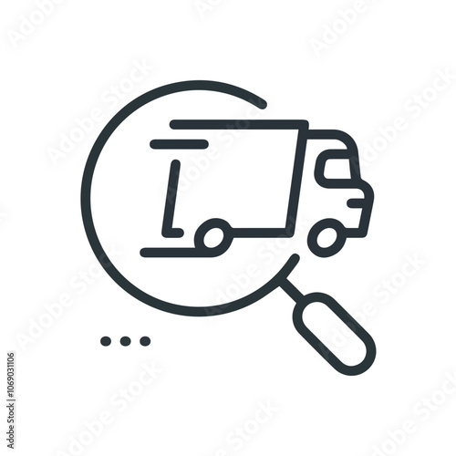 Truck icon symbol vector illustration