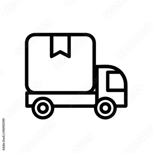 Truck icon symbol vector illustration