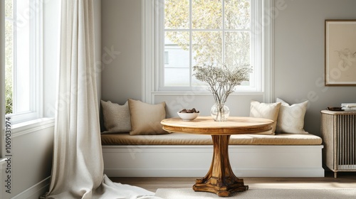 Window Seat with a Round Wo...