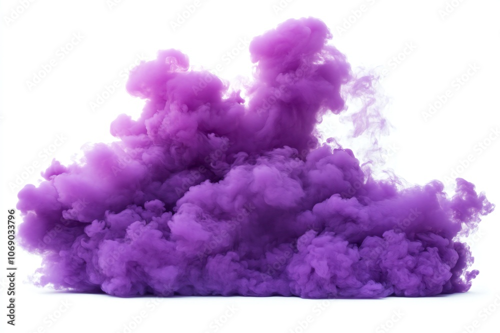 purple smoke isolated on white background purple smoke isolated on white background