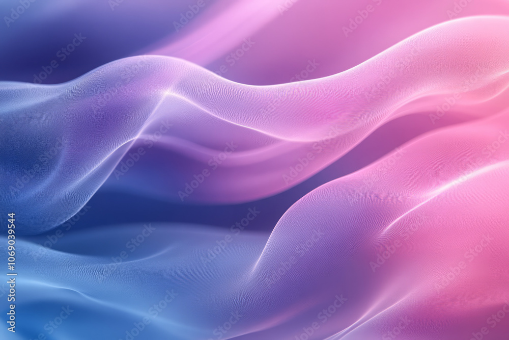 Obraz premium Captivating Abstract Backgrounds: A Spectrum of Pink and Blue Waves
