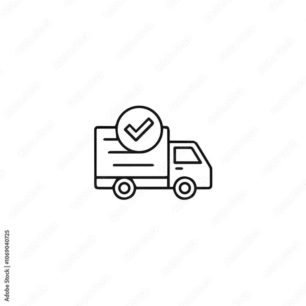 Truck icon symbol vector illustration Truck icon symbol vector illustration