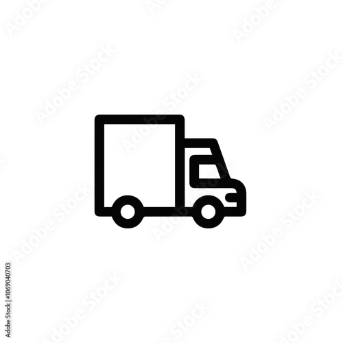 Truck icon symbol vector illustration