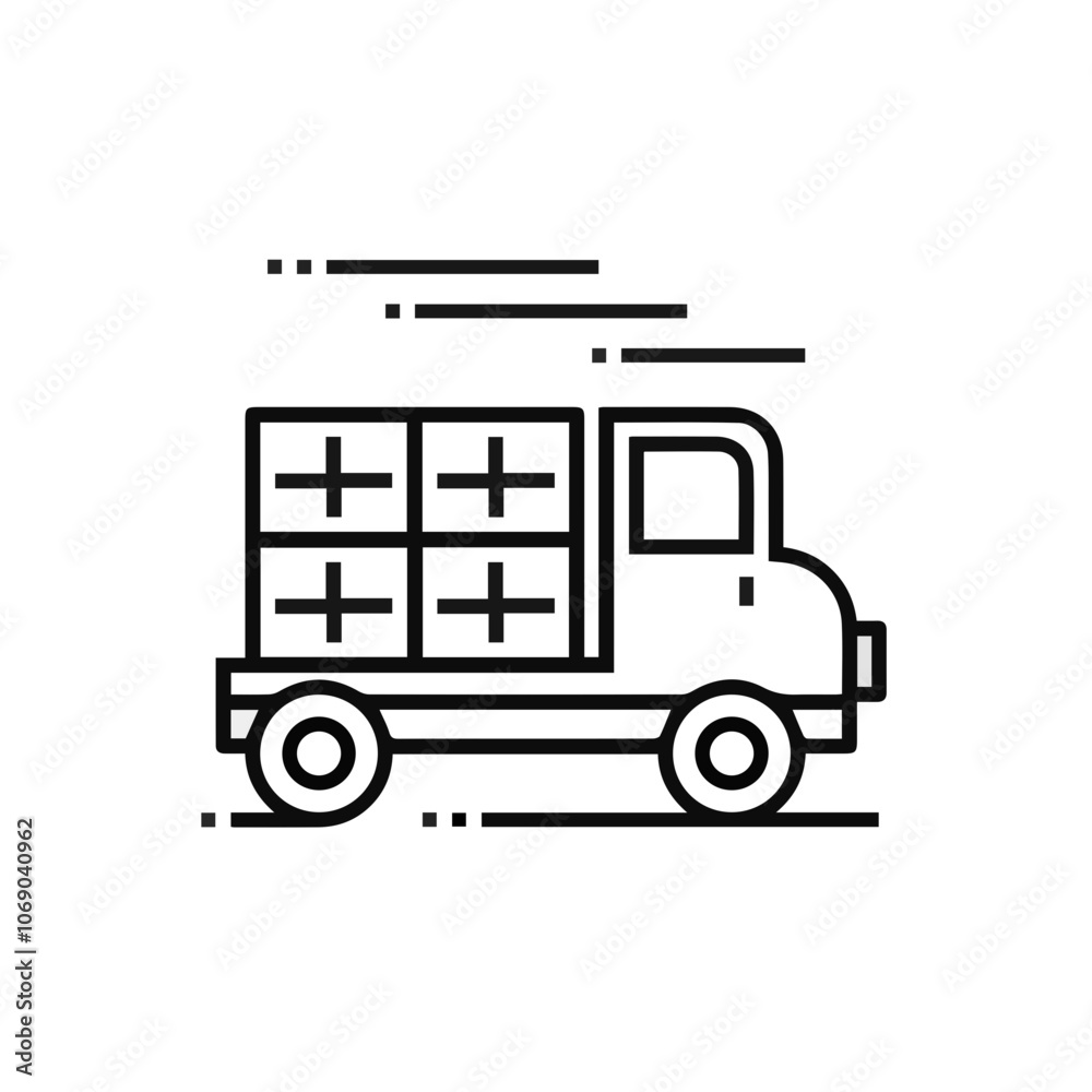 Truck icon symbol vector illustration Truck icon symbol vector illustration