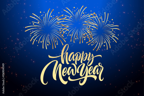 Elegant New Year Celebration Vector Design