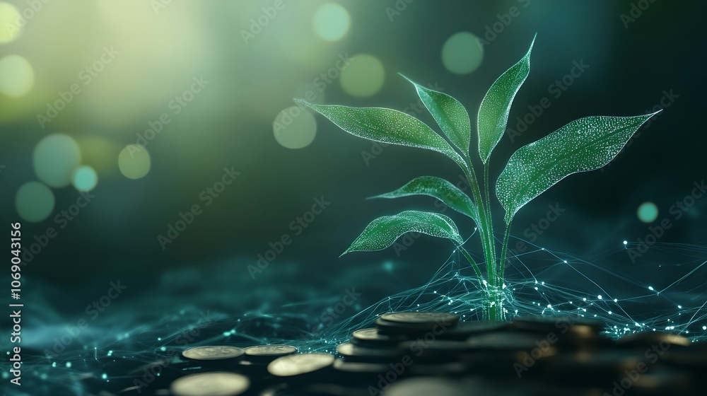 Sustainable Finance, money, growth, plant, investment Sustainable Finance, money, growth, plant, investment