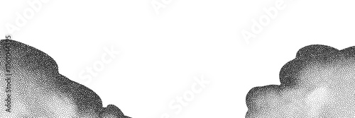 Set of  a black dots with a sandy texture. An abstract, grainy background featuring a noisy gradient pattern.