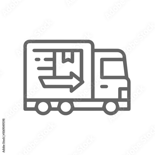 Truck icon symbol vector illustration