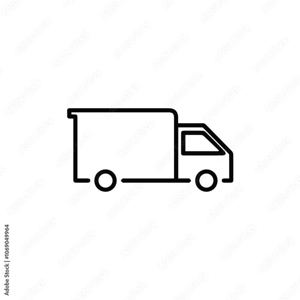 Truck icon symbol vector illustration Truck icon symbol vector illustration