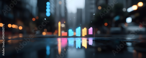 Profitability risk in capital cost with floating neon bars