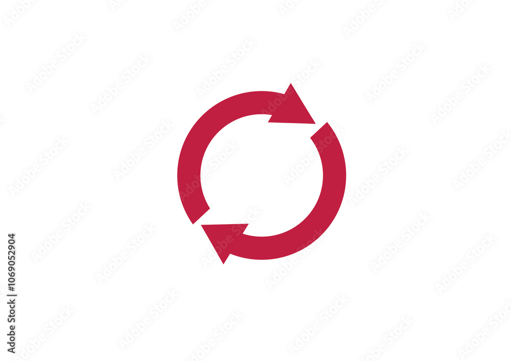 Flat icons for recycle spin, recycle , update , reload , refresh icon Flat icons for recycle spin, recycle , update , reload , refresh icon