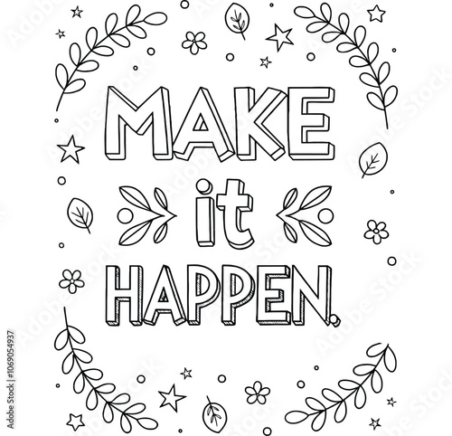 Motivational Quotes Coloring pages, inspirational coloring pages