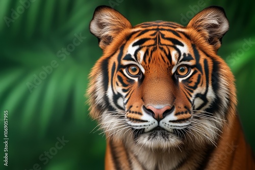 Close-up of a Tiger's Face.