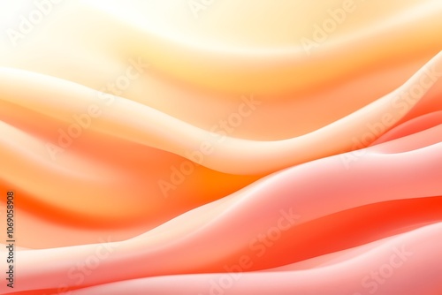 Abstract Orange and Pink Waves Background.