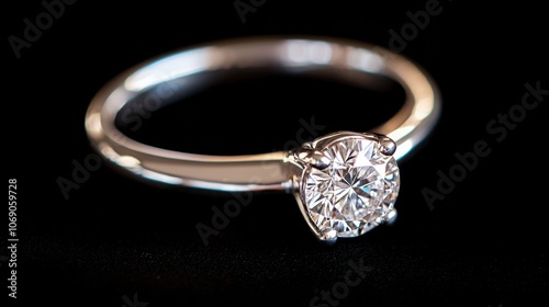 Stunning Classic Diamond Ring in High Definition