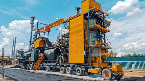 Modern Asphalt Plant for Road Construction