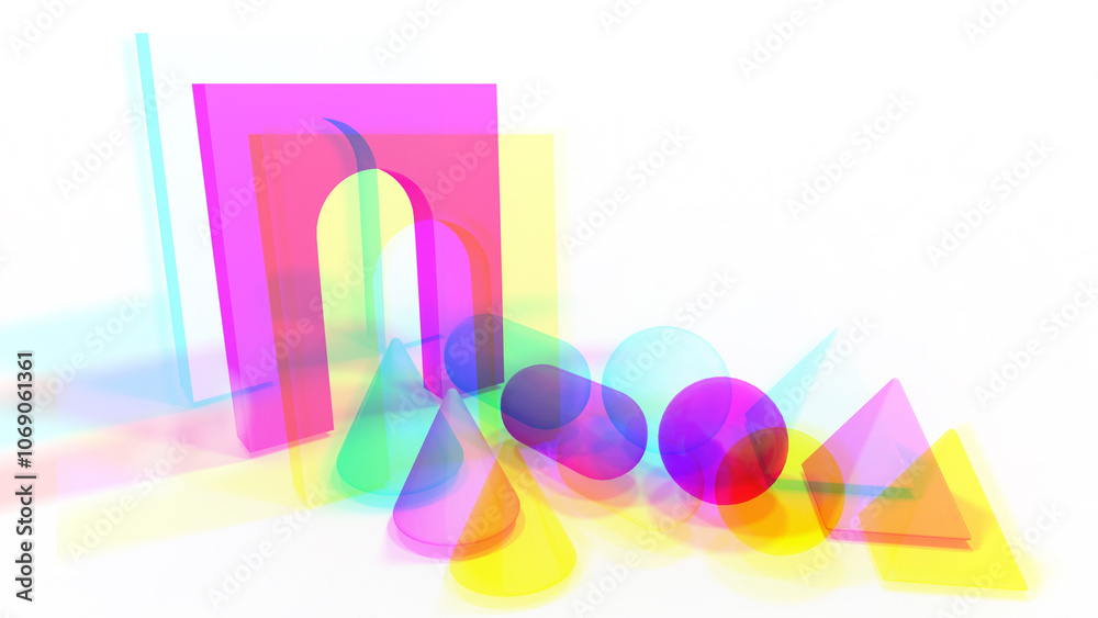 Modern colorful glowing lights emerging from the darkness Modern colorful glowing lights emerging from the darkness
