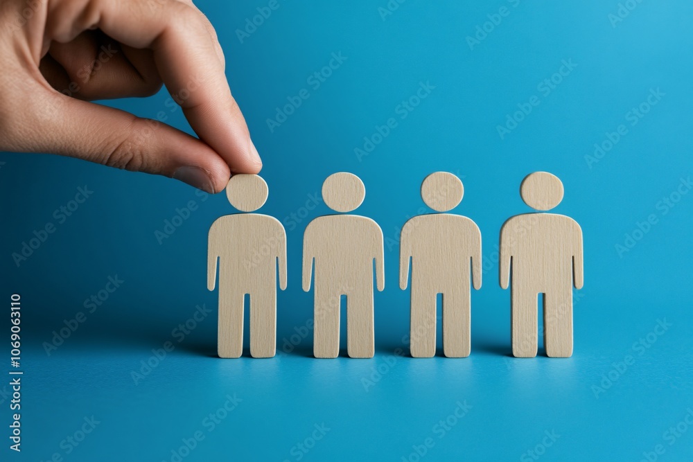 Hand Picking a Person From a Line of Wooden Figures: Recruitment, Selection, and Finding the Right Candidate Hand Picking a Person From a Line of Wooden Figures: Recruitment, Selection, and Finding the Right Candidate