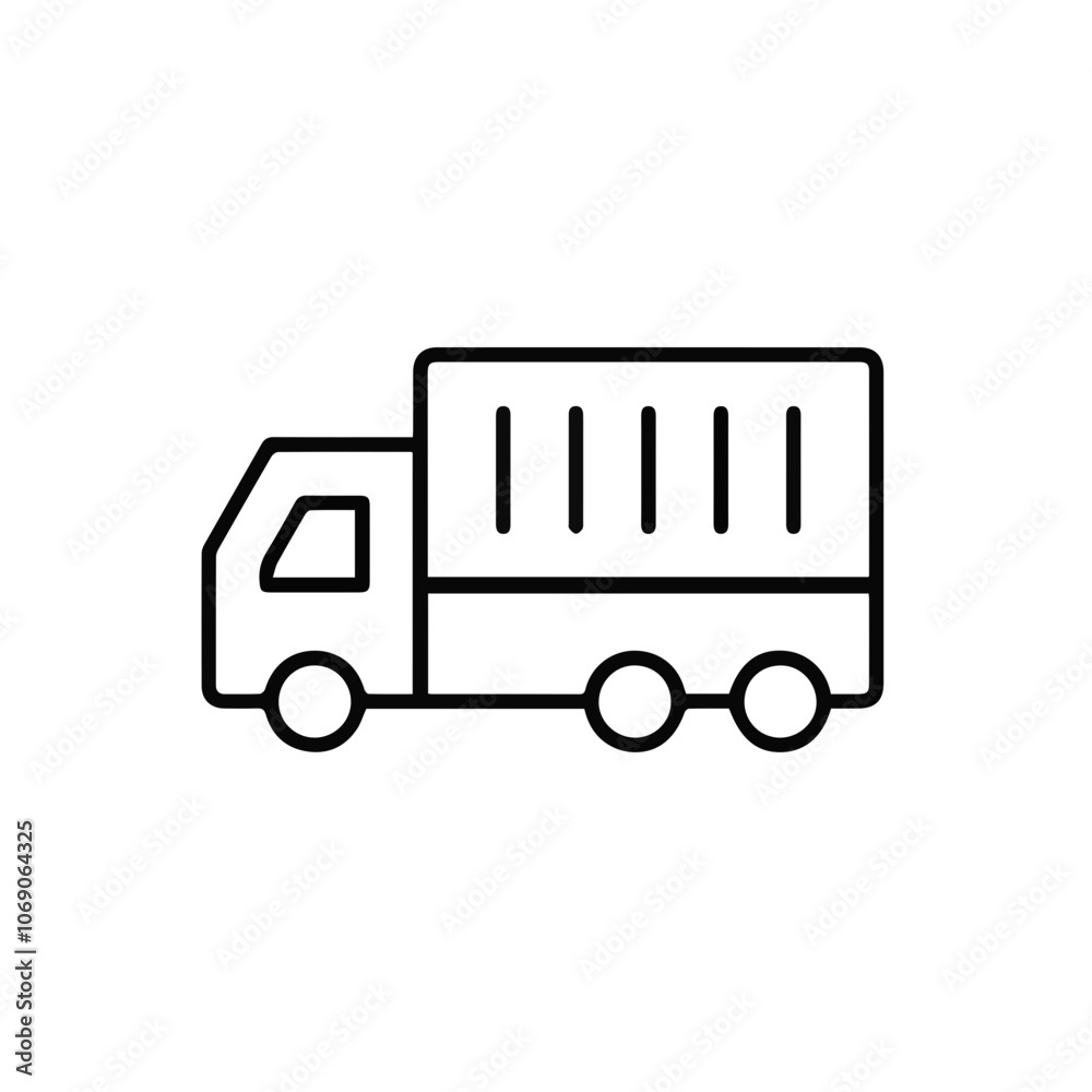 Truck icon symbol vector illustration Truck icon symbol vector illustration
