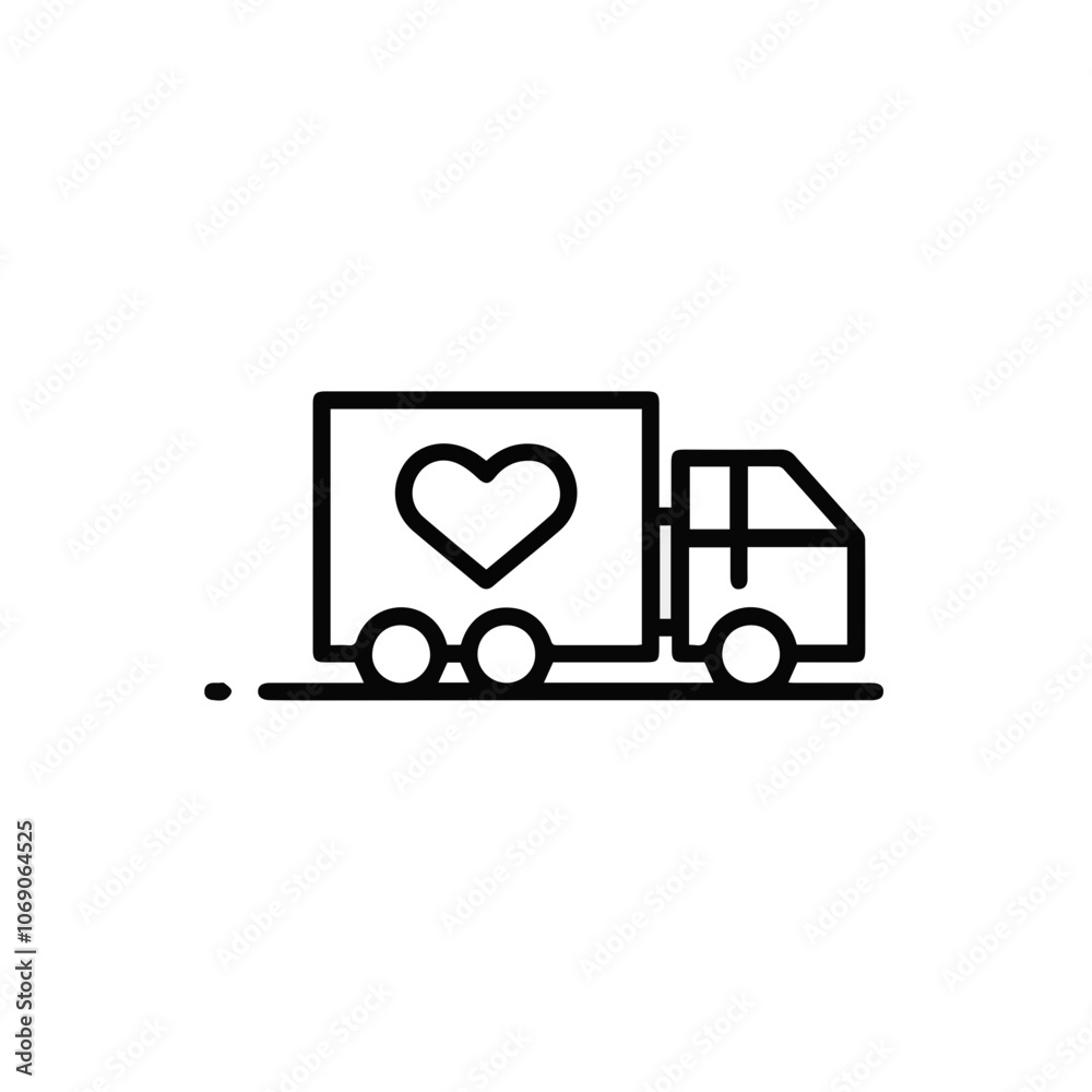 Truck icon symbol vector illustration Truck icon symbol vector illustration