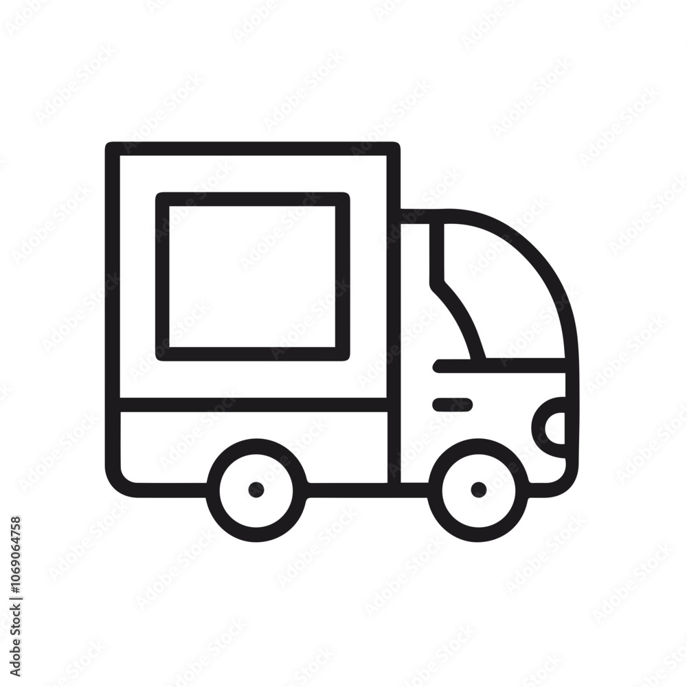 Truck icon symbol vector illustration Truck icon symbol vector illustration