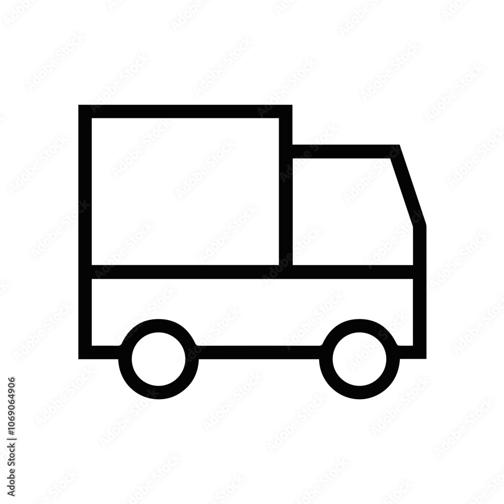 Truck icon symbol vector illustration Truck icon symbol vector illustration