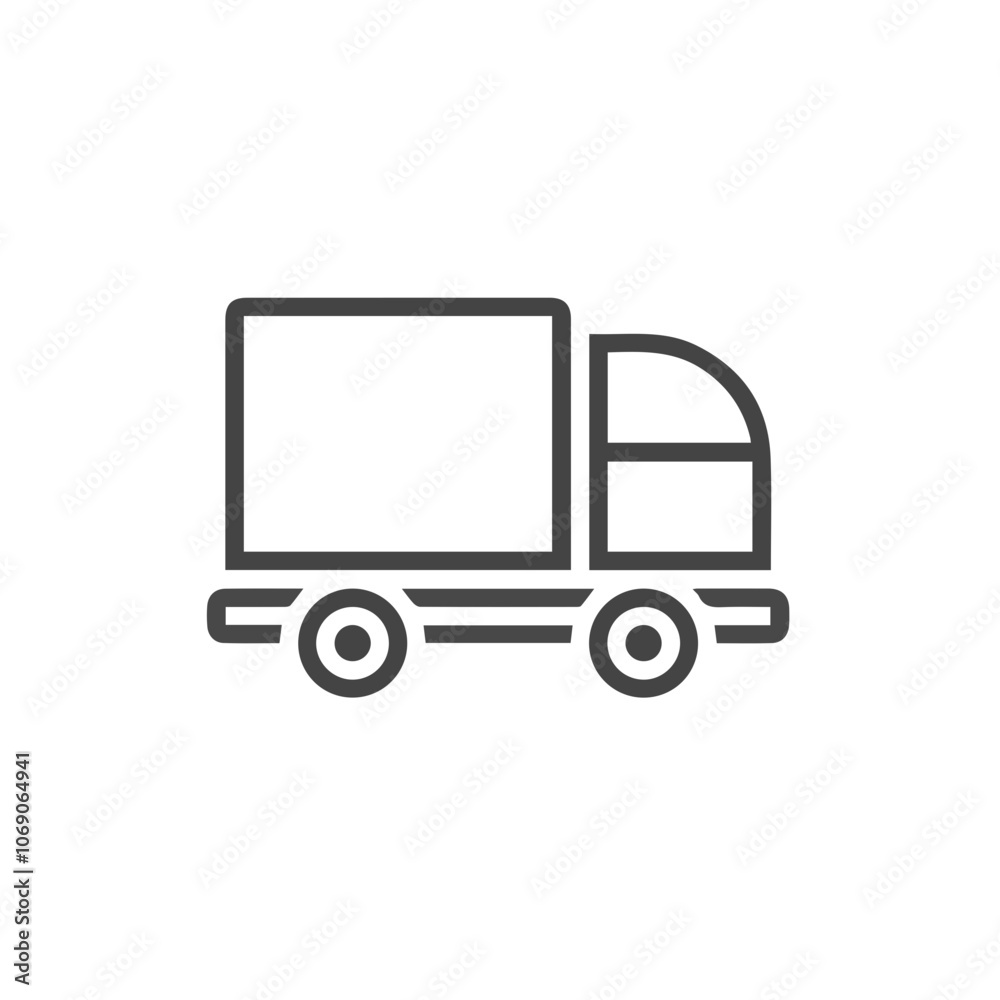 Truck icon symbol vector illustration Truck icon symbol vector illustration