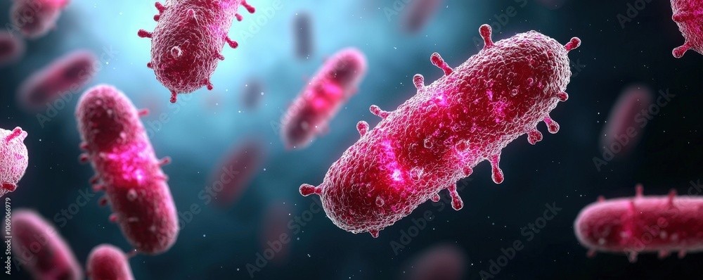 Glowing Bacteria Colony Under UV Light Exposure Glowing Bacteria Colony Under UV Light Exposure