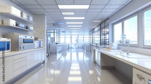 State-of-the-Art Modern Laboratory Interior