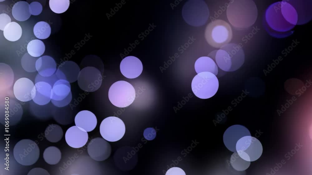 Lights with a bokeh effect in dark colors.
