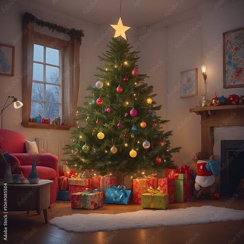 Weihnachten. Generative AI Technologie Weihnachten. Generative AI Technologie