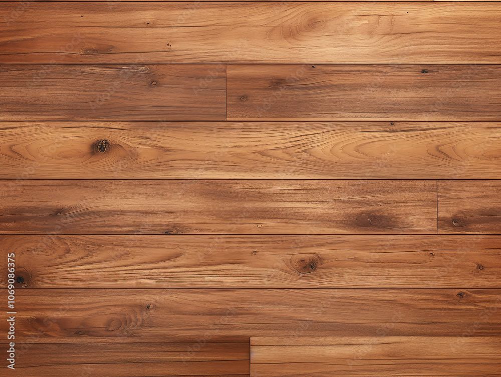 Fototapeta premium Seamless Rustic Redwood Hardwood Floor Plank Texture for Flatlays and Backdrops