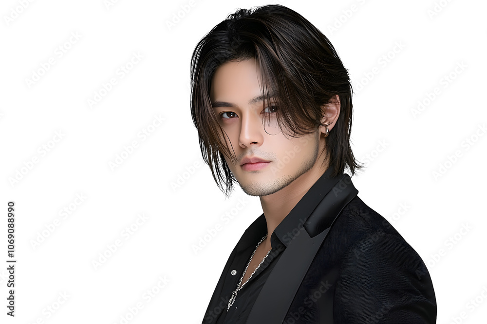 Captivating portrait of a stylish man Captivating portrait of a stylish man