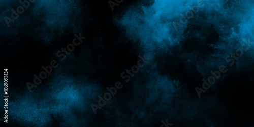 abstract Royal Fog or smoke color isolated background for effect, abstract cloud and vapor texture, Dark blue grunge texture with smoky effect, Blue color dust particles explosion.