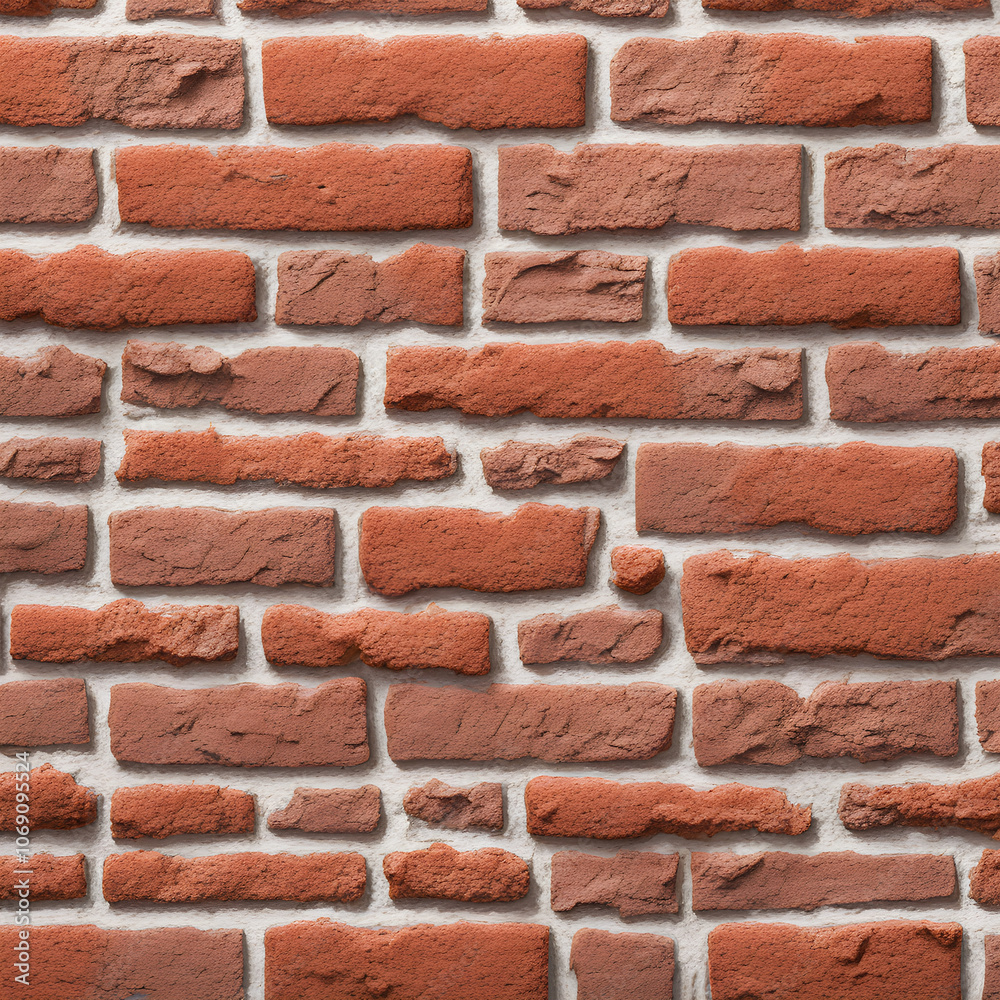 Obraz premium red brick wall background