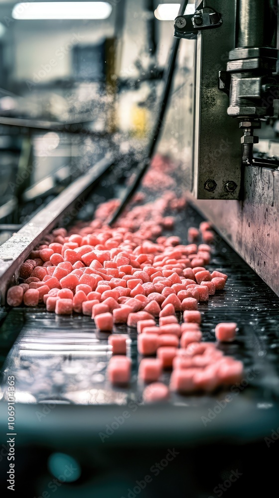 Creative Representation of Gum Production Process Creative Representation of Gum Production Process