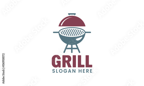 grill logo design vector grill icon