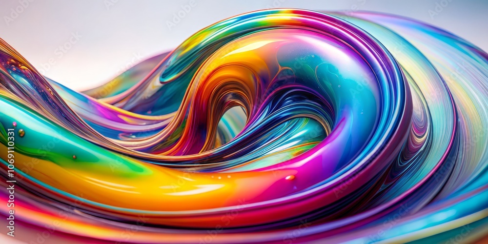 Abstract 3D Rainbow Swirl, Colorful, Digital Art, Abstract, 3D, Design, Artistic Abstract 3D Rainbow Swirl, Colorful, Digital Art, Abstract, 3D, Design, Artistic