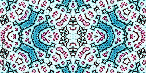 Seamless abstract pattern. The texture of the pattern is symmetrical. Endless pattern