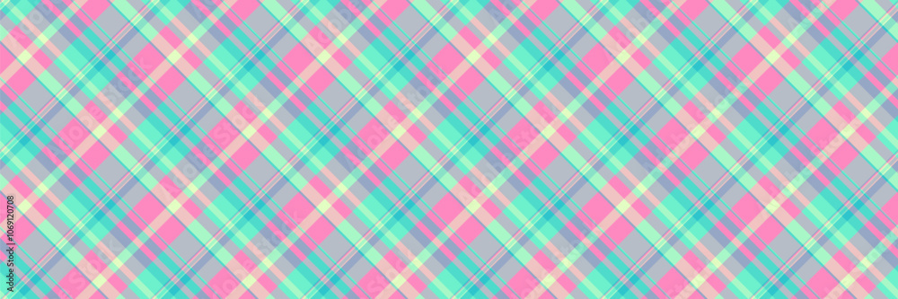 List background vector plaid, minimal pattern textile tartan. Nostalgia seamless fabric check texture in pastel and teal colors. List background vector plaid, minimal pattern textile tartan. Nostalgia seamless fabric check texture in pastel and teal colors.