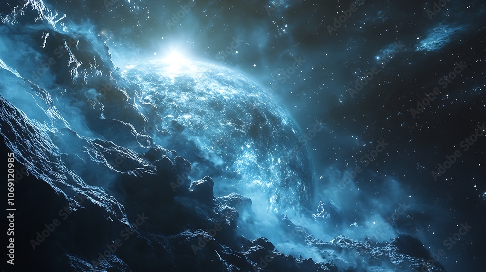 Dramatic cinematic image of incredible science fiction discovery scene image Dramatic cinematic image of incredible science fiction discovery scene image