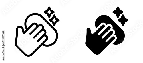 Clean icon symbol collection on white background.
