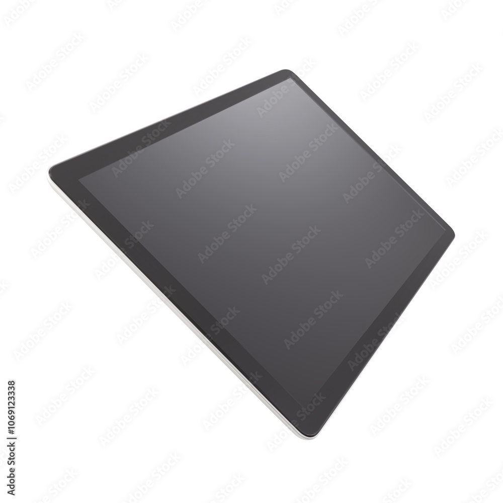 digital tablet touch screen isolated on white background digital tablet touch screen isolated on white background