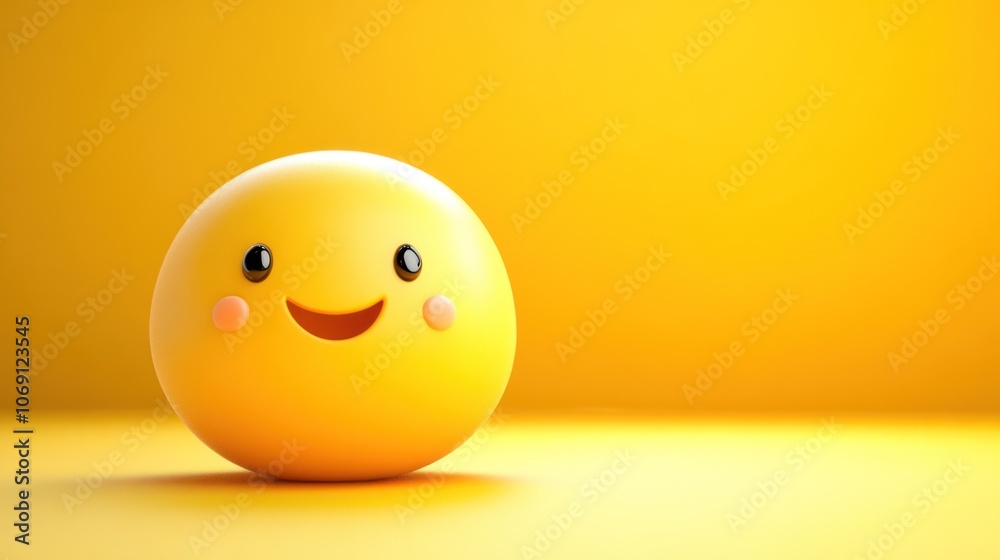 Smiling Yellow Emoticon Smiling Yellow Emoticon