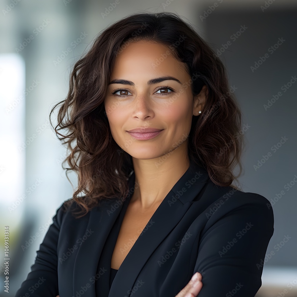 A professional headshot of a confident businesswoman, captured with natural lighting and a blurred office background, highlighting a polished and self-assured demeanor. A professional headshot of a confident businesswoman, captured with natural lighting and a blurred office background, highlighting a polished and self-assured demeanor.