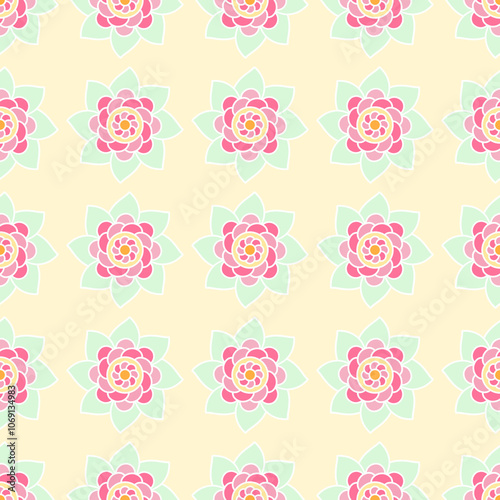 Flower pattern seamless
