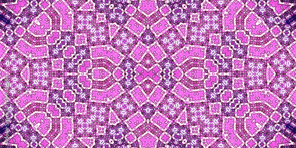 Fototapeta premium Seamless abstract pattern. The texture of the pattern is symmetrical. Endless pattern
