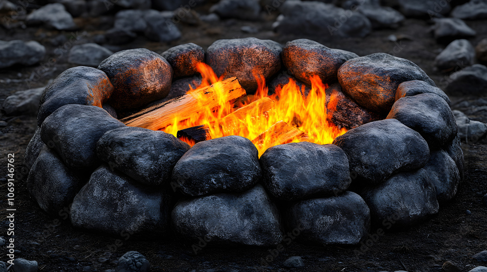 Creating a Fire Pit in the Wilderness: The Art of Survival Skills and Nature's Beauty Creating a Fire Pit in the Wilderness: The Art of Survival Skills and Nature's Beauty