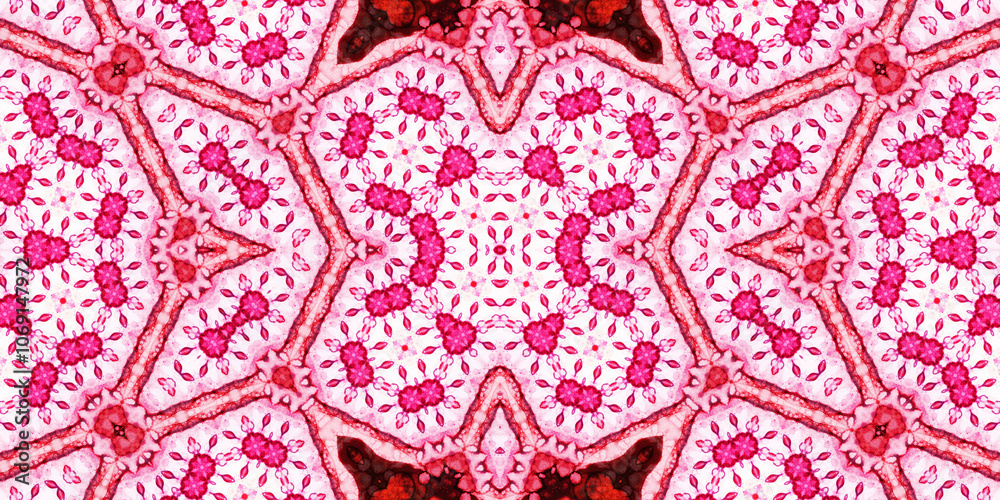 Seamless abstract pattern. The texture of the pattern is symmetrical. Endless pattern