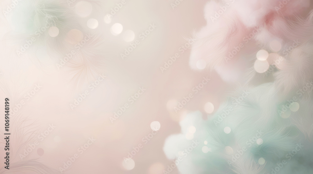 Abstract smoky swirling texture with bokeh in soft pastel tones background. Abstract smoky swirling texture with bokeh in soft pastel tones background.
